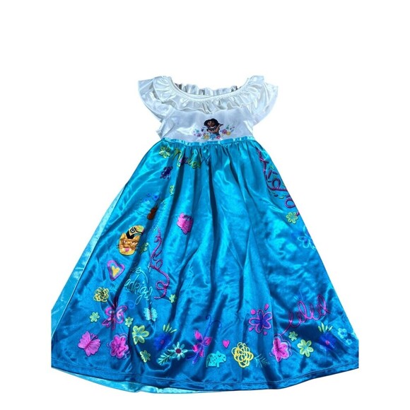 Disney Encanto Maribel Nightgown Party Dress Girls Size 4T Multicolor Cartoons - Picture 2 of 6